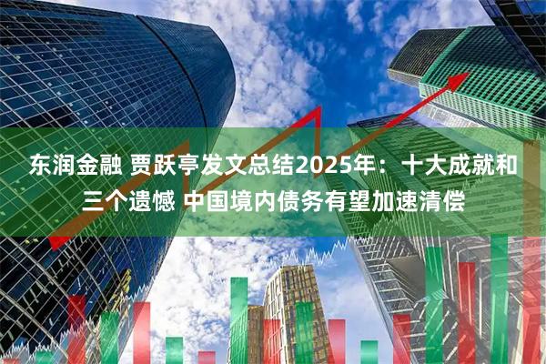东润金融 贾跃亭发文总结2025年：十大成就和三个遗憾 中国境内债务有望加速清偿